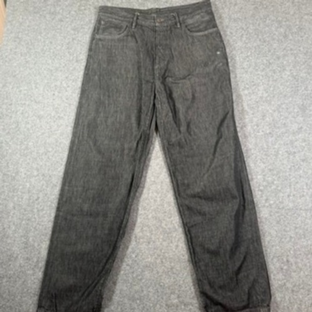 Acne Studios Mens Straight Leg Jeans Washed Black Denim Lightweight Fits 32x32